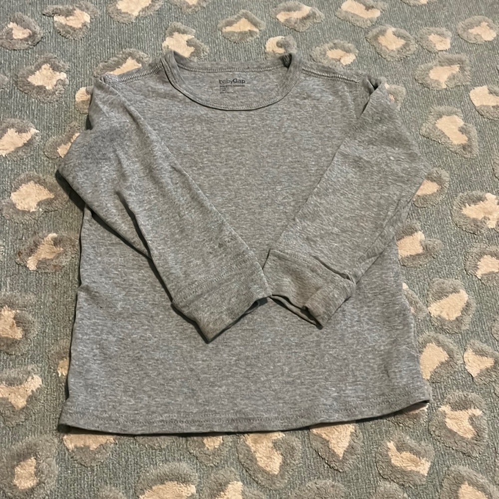 Gray Gap playtime favorites t shirt size 2, fits up to 4T.
